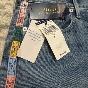 Polo Ralph Lauren Avery Boyfriend jeans logo tape seams Size 30 new
